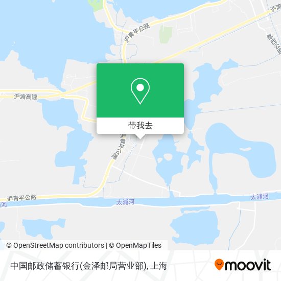 中国邮政储蓄银行(金泽邮局营业部)地图