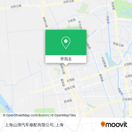 上海山泖汽车修配有限公司地图