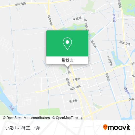 小昆山耶稣堂地图