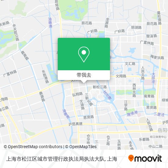 上海市松江区城市管理行政执法局执法大队地图