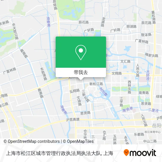 上海市松江区城市管理行政执法局执法大队地图