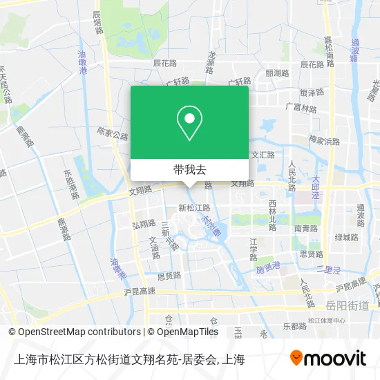 上海市松江区方松街道文翔名苑-居委会地图