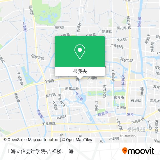 上海立信会计学院-吉祥楼地图