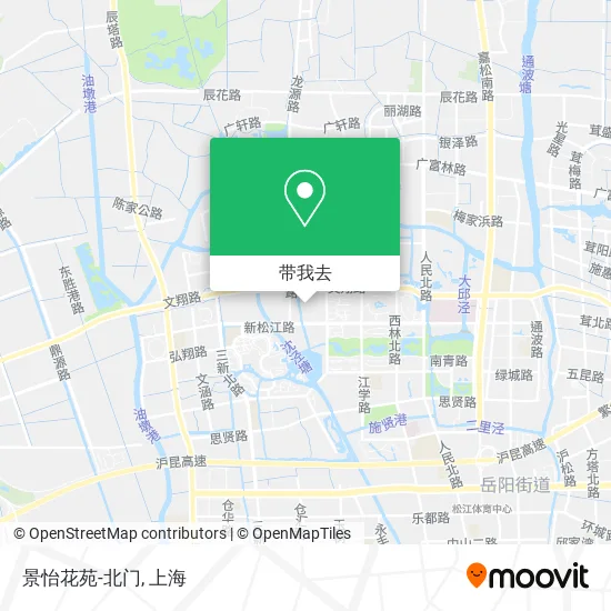 景怡花苑-北门地图