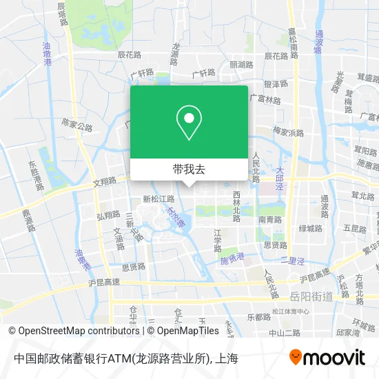中国邮政储蓄银行ATM(龙源路营业所)地图
