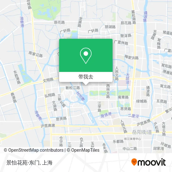 景怡花苑-东门地图