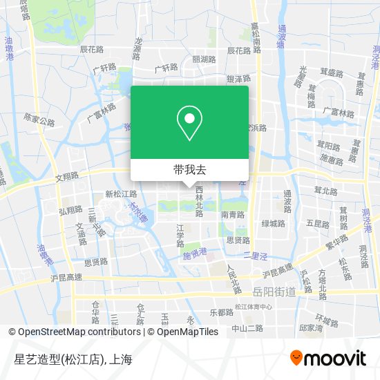 星艺造型(松江店)地图