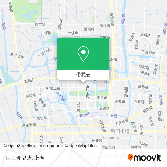 巨口食品店地图
