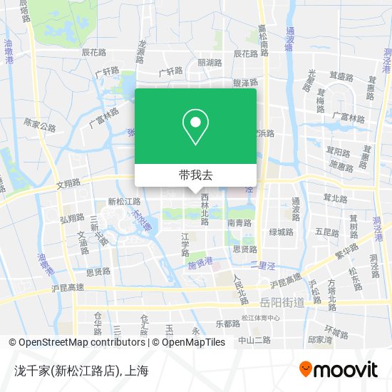 泷千家(新松江路店)地图