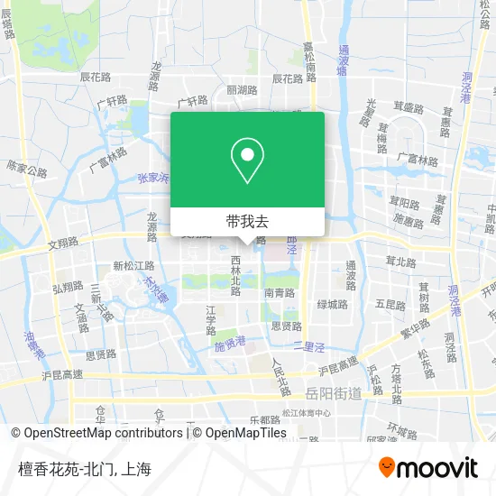檀香花苑-北门地图