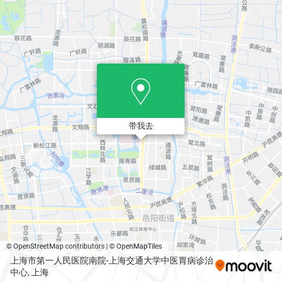 上海市第一人民医院南院-上海交通大学中医胃病诊治中心地图