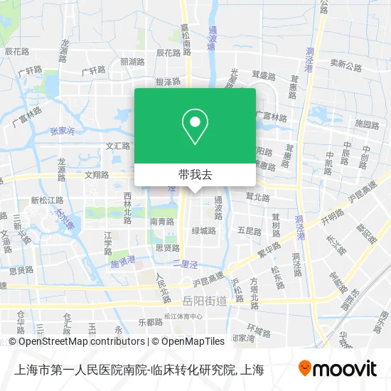 上海市第一人民医院南院-临床转化研究院地图
