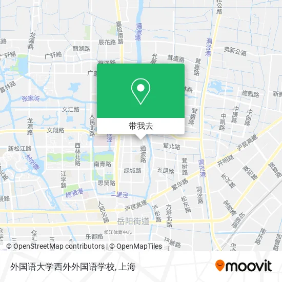外国语大学西外外国语学校地图