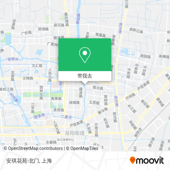 安琪花苑-北门地图