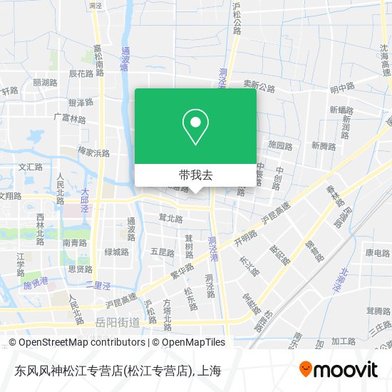 东风风神松江专营店地图
