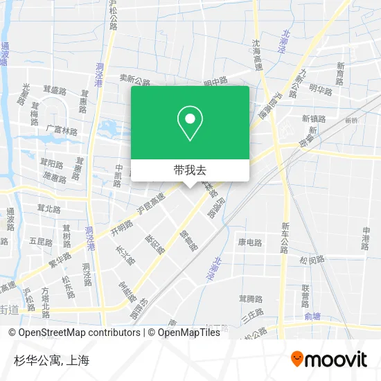 杉华公寓地图
