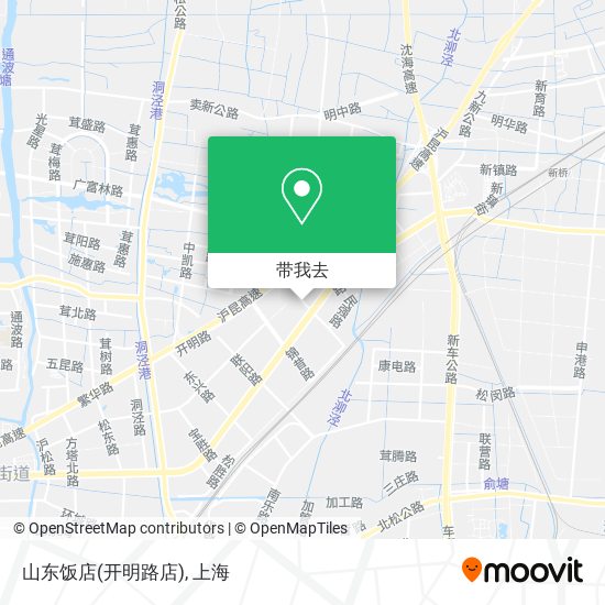 山东饭店(开明路店)地图