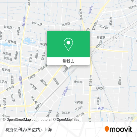 易捷便利店(民益路)地图