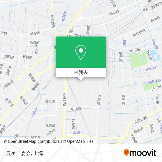晨星居委会地图