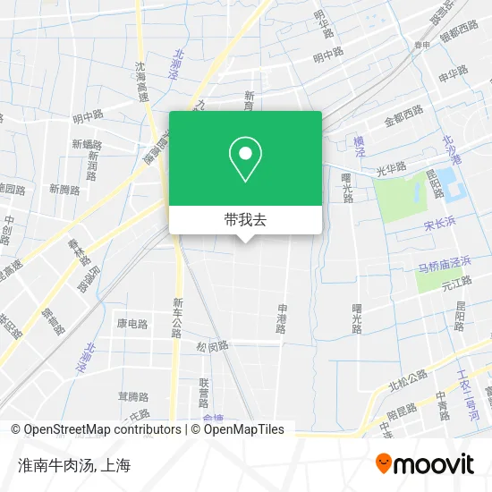 淮南牛肉汤地图