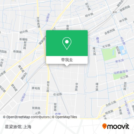 星梁旅馆地图