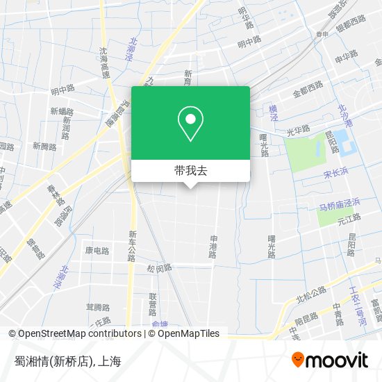 蜀湘情(新桥店)地图