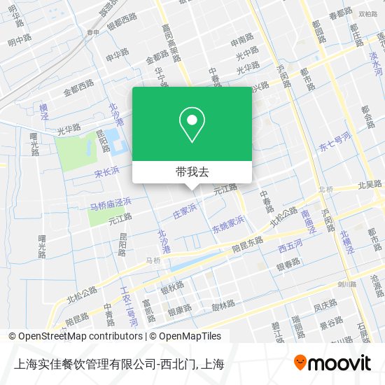 上海实佳餐饮管理有限公司-西北门地图