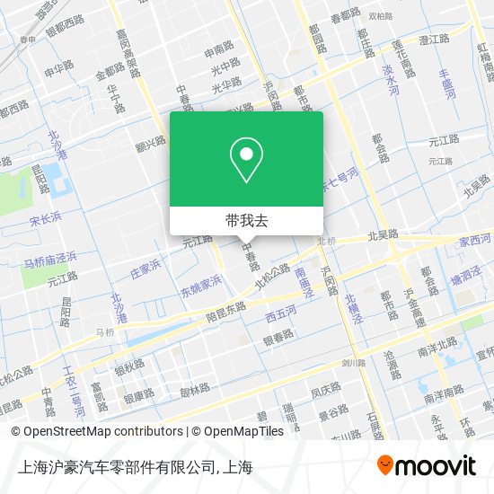 上海沪豪汽车零部件有限公司地图