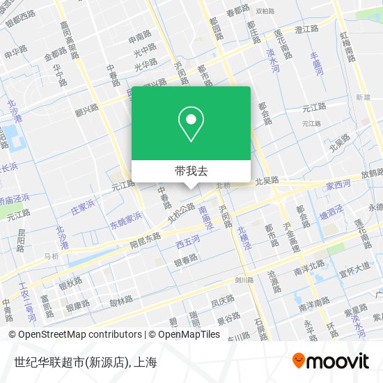 世纪华联超市(新源店)地图