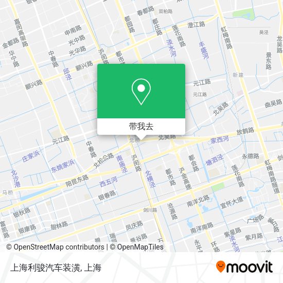 上海利骏汽车装潢地图