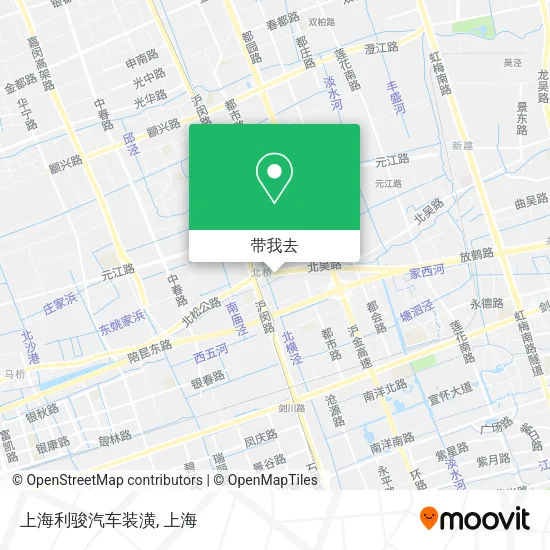 上海利骏汽车装潢地图