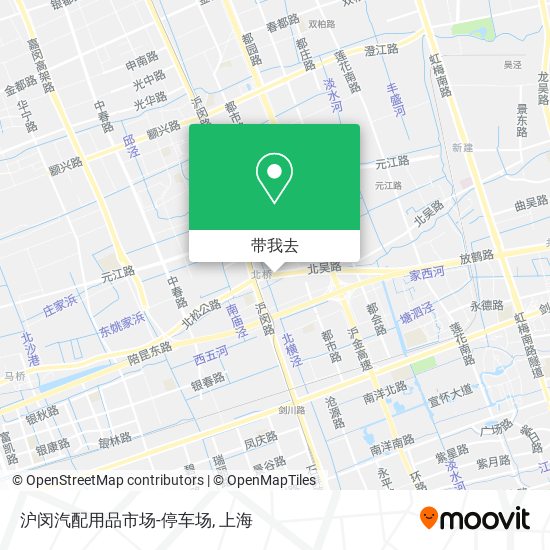 沪闵汽配用品市场-停车场地图