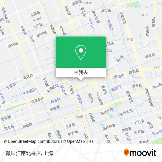 徽味江南北桥店地图
