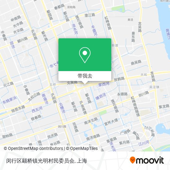 闵行区颛桥镇光明村民委员会地图