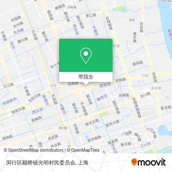 闵行区颛桥镇光明村民委员会地图