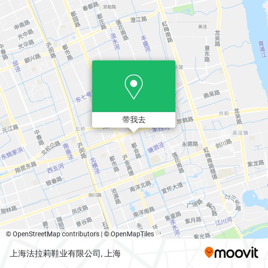 上海法拉莉鞋业有限公司地图