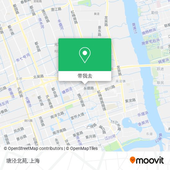塘泾北苑地图