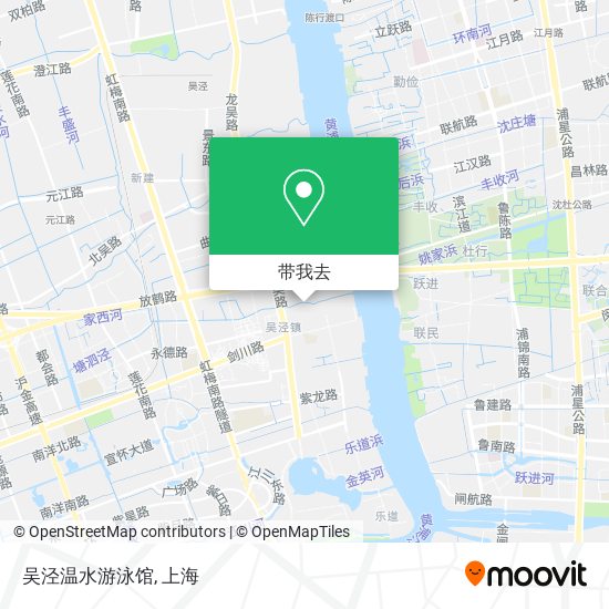 吴泾温水游泳馆地图