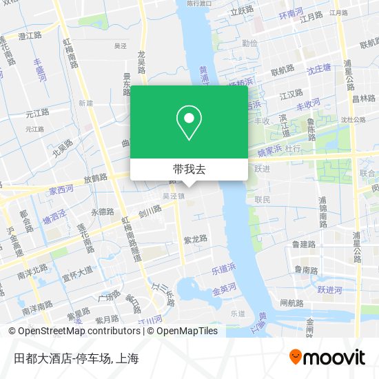 田都大酒店-停车场地图