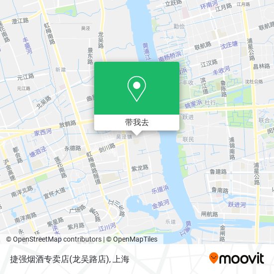 捷强烟酒专卖店(龙吴路店)地图