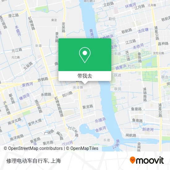 修理电动车自行车地图