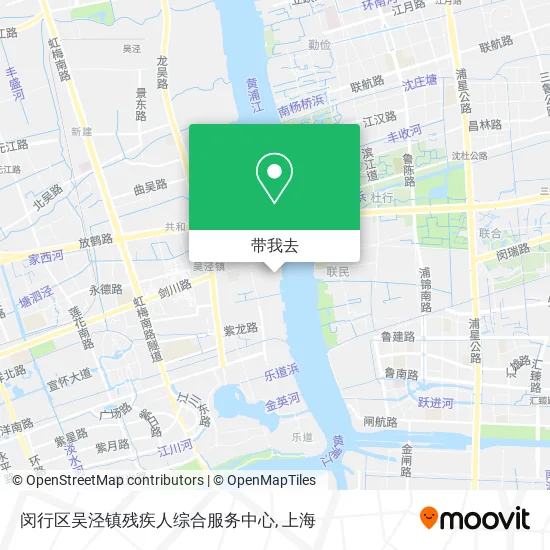 闵行区吴泾镇残疾人综合服务中心地图
