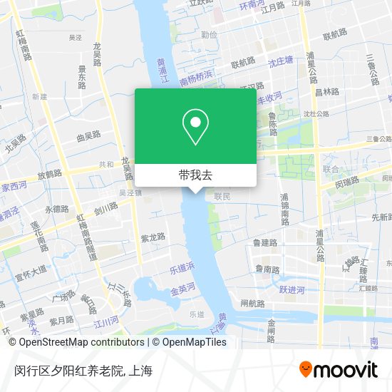 闵行区夕阳红养老院地图