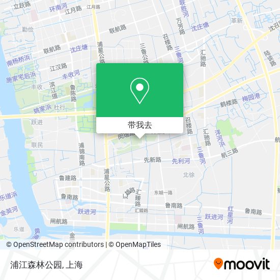 浦江森林公园地图