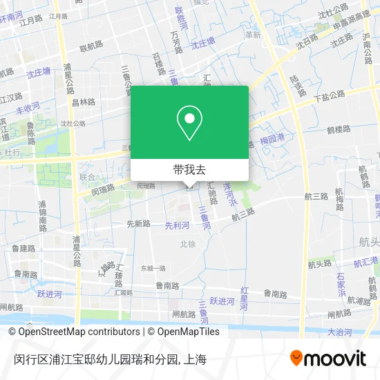 闵行区浦江宝邸幼儿园瑞和分园地图