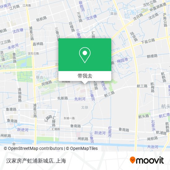 汉家房产虹浦新城店地图