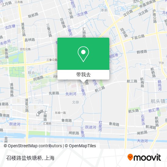 召楼路盐铁塘桥地图