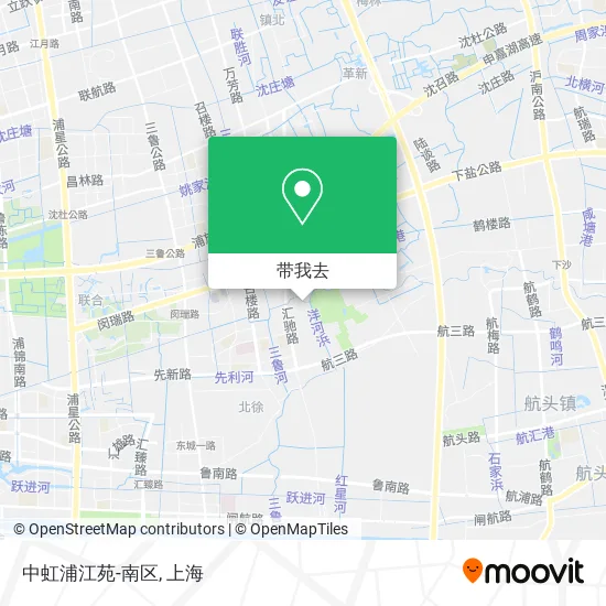 中虹浦江苑-南区地图