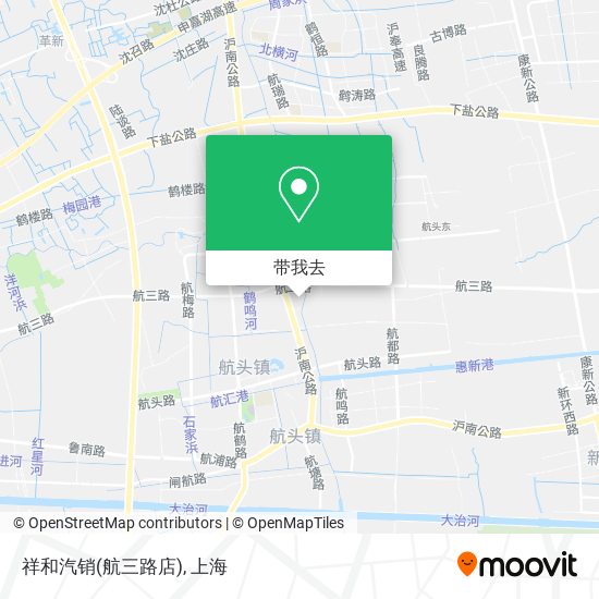 祥和汽销(航三路店)地图