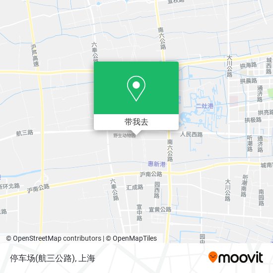 停车场(航三公路)地图